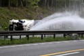 VU Gefahrgut LKW umgestuerzt A 4 Rich Koeln Hoehe AS Gummersbach P035